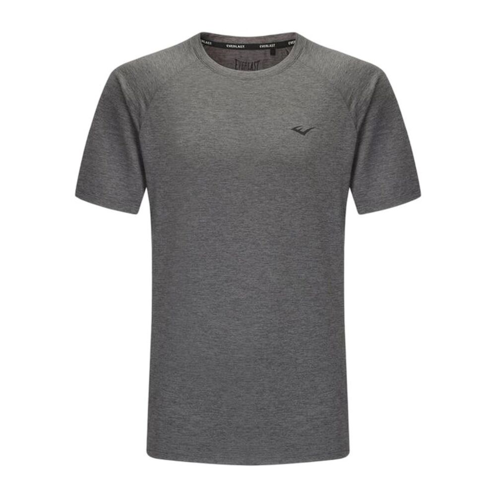Everlast Mens Chest Logo T-Shirt / Charcoal Marl